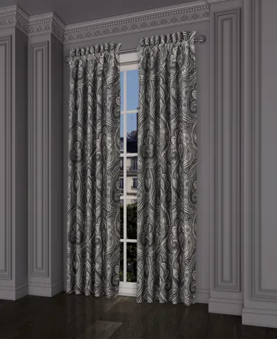 FIVE QUEENS COURT DAVINCI WINDOW PANEL PAIR, 50" X 95"