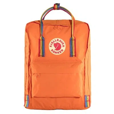 FJALLRAVEN KANKEN BAGS FJALLRAVEN KANKEN CLASSIC BACKPACK BURNT ORANGE RAINBOW PATTERN - SALE 20% OFF