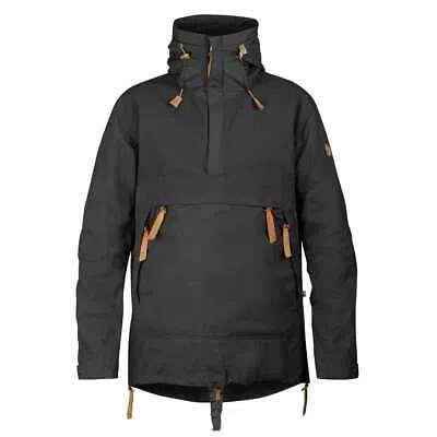 FJALLRAVEN NUMBERS FJALLRAVEN ANORAK NO. 8 DARK GREY - SALE 20% OFF