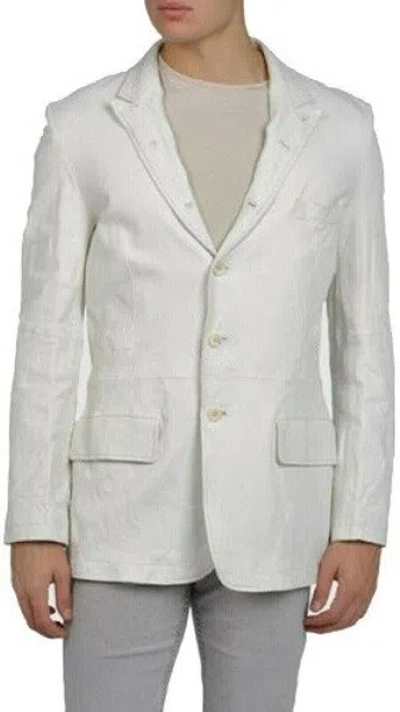 F$L HERREN ECHT LAMMLEDER BLAZER PROMI STIL SMART FREIZEITMANTEL - MB75