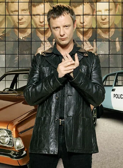 F$L HERREN ECHT LAMMLEDER JACKE SCHWARZ PROMI BIKERJACKE -295