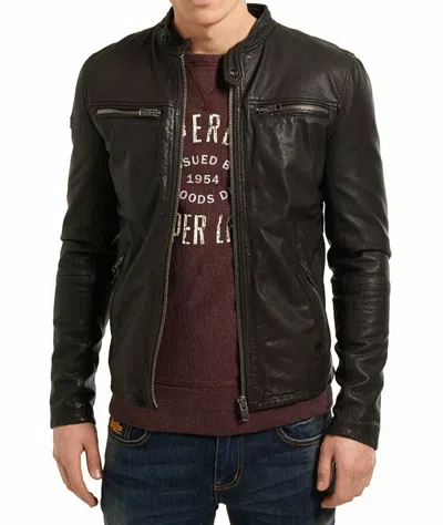 F$L HERREN ECHT LAMMLEDER JACKE SLIM FIT BIKER MOTORRADJACKE -MJ0630