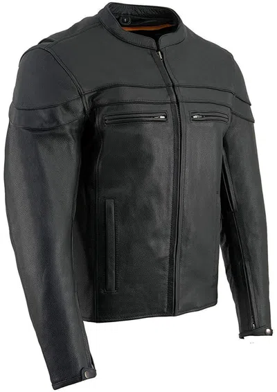 F$L HERREN ECHT LAMMLEDER JACKE SLIM FIT BIKER MOTORRADJACKE -MJK22