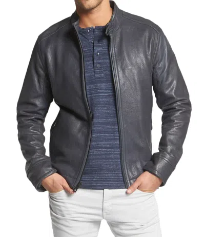 F$L HERREN ECHT LAMMLEDER JACKE SLIM FIT MOTO BIKERJACKE -1514