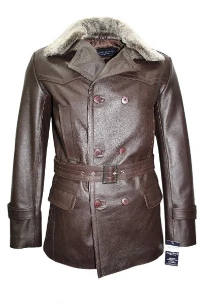 F$L ORIGINAL LAMMLEDER FREIZEIT BLAZER JACKE FÜR MÄNNER NEU MANTEL - MB14