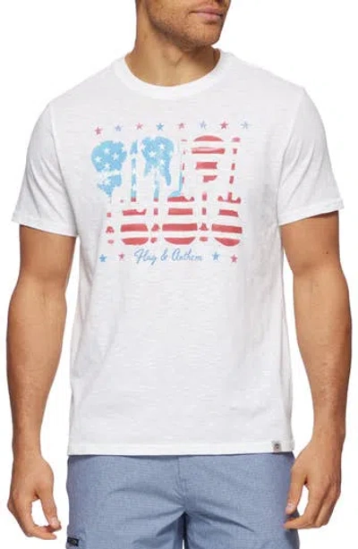 FLAG AND ANTHEM FLAG AND ANTHEM AMERICANA GUITAR GRAPHIC T-SHIRT
