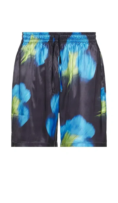 FLÂNEUR BLURRED FLOWER SHORTS