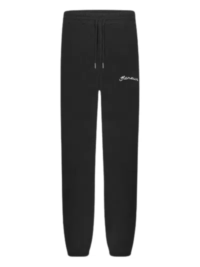 FLÂNEUR EMBROIDERED TRACK PANTS