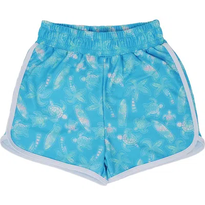 FLAP HAPPY FLAP HAPPY GIRLS' SUSTAINABLY MADE UPF 50+ MORGAN RETRO SWIM SHORTS