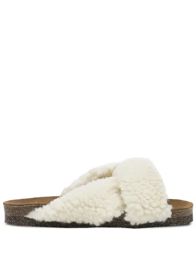 FLATTERED LOU TEDDY FLAT SANDALS