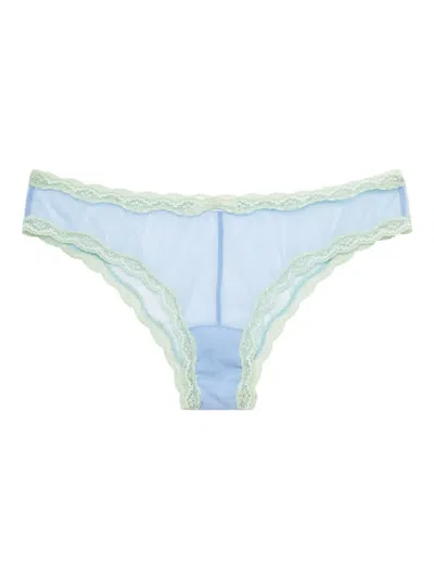 FLEUR DU MAL LACE-TRIMMED BRIEFS
