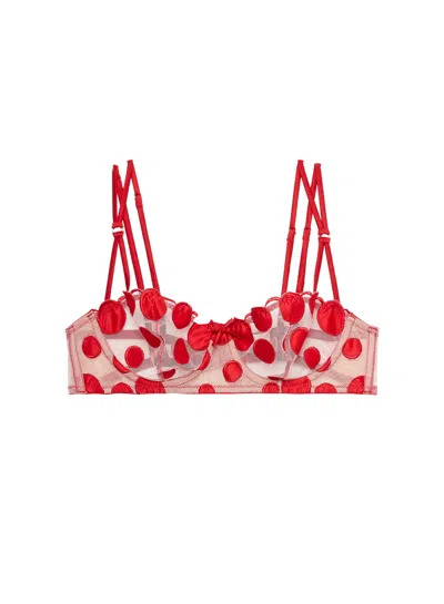 FLEUR DU MAL SOME LIKE IT DOT BALCONETTE BRA