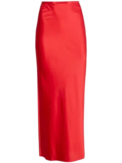 FLEUR DU MAL SATIN MAXI SKIRT