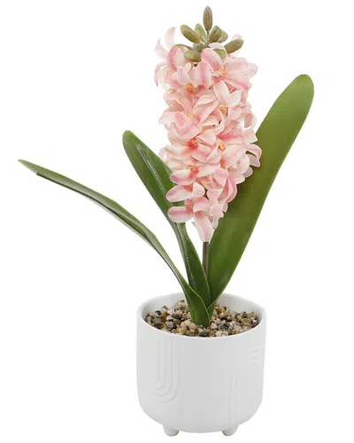 FLORA BUNDA FLORA BUNDA 14.75IN ARTIFICIAL PINK HYACINTH FLOWER
