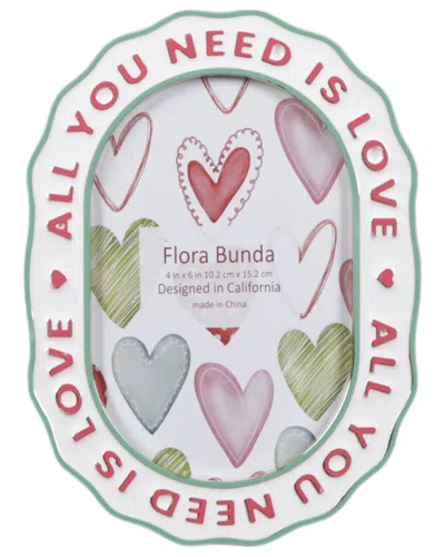 FLORA BUNDA FLORA BUNDA 4X6 ALL YOU NEED IS LOVE PHOTO FRAME