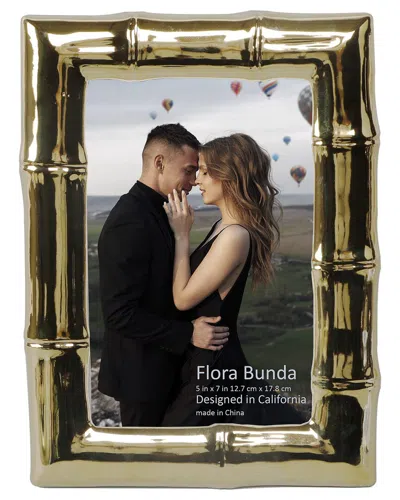 FLORA BUNDA FLORA BUNDA 5X7 BAMBOO CERAMIC PHOTO FRAME