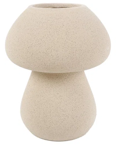 FLORA BUNDA FLORA BUNDA 6IN MUSHROOM CERAMIC VASE