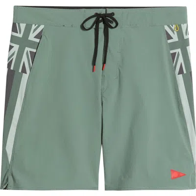 FLORENCE FLORENCE CORDURA AIRTEX PRO HAWAII CAMO WATER REPELLENT BOARD SHORTS