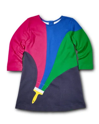 FLORENCE EISEMAN FLORENCE EISEMAN KNIT DRESS WITH PAINTBRUSH