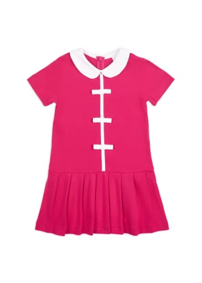 FLORENCE EISEMAN FLORENCE EISEMAN KNIT DRESS WITH PLEATED SKIRT AND BOWS