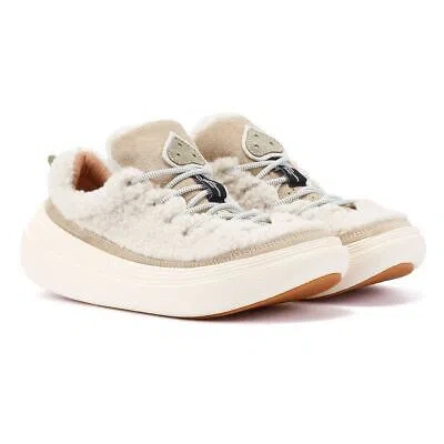 FLOWER MOUNTAIN FLOWER MOUNTAIN FAMI TEDDY OFF WHITE TRAINERS