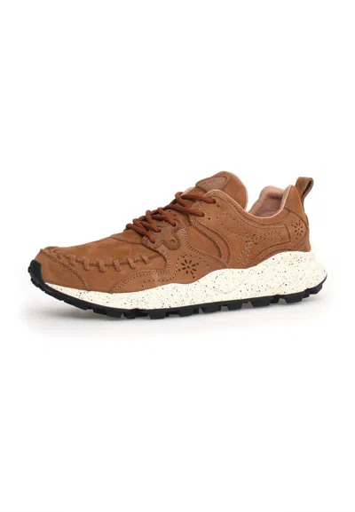 FLOWER MOUNTAIN MEN'S SNEAKERS FLOWER MOUNTAIN YAMANO - 12014300 01 0D02 BROWN