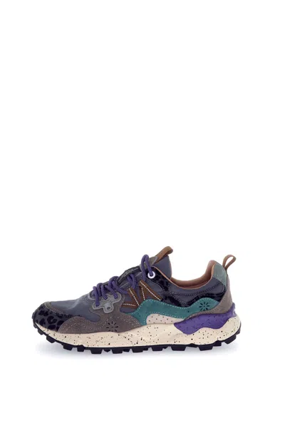 FLOWER MOUNTAIN WOMEN'S SNEAKERS FLOWER MOUNTAIN YAMANO 3 - 2017818 56 B74 DARK GREY ANTHRACHITE BOT.