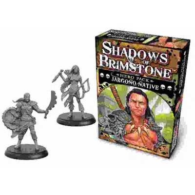 FLYING FROG PRODUCTIONS SHADOWS OF BRIMSTONE HERO PACK JARGONO NATIVE BOARD GAME