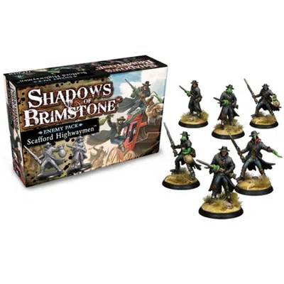 FLYING FROG PRODUCTIONS SHADOWS OF BRIMSTONE SCAFFORD HIGHWAYMEN ENEMY PACK BOARD GAME