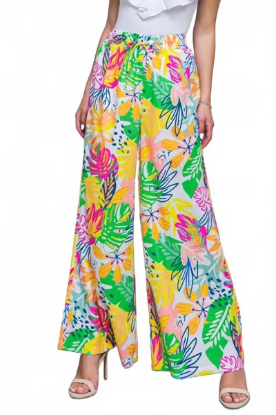 FLYING TOMATO DECO JUNGLE DRAWSTRING PANT IN IVORY