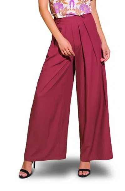 FLYING TOMATO FLYING TOMATO WOVEN WIDE LEG PANTS