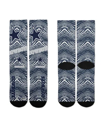 FOR BARE FEET MEN'S AND WOMEN'S FOR BARE FEET DALLAS COWBOYS ZUBAZ ZUBIFIEDÂ CREW SOCKS