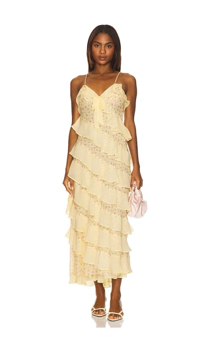 FOR LOVE & LEMONS DEBBY MAXI DRESS