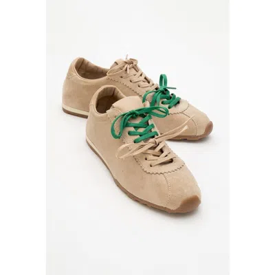 FOREVER & ALWAYS SHOES FOREVER & ALWAYS SHOES CREA LEATHER SNEAKERS