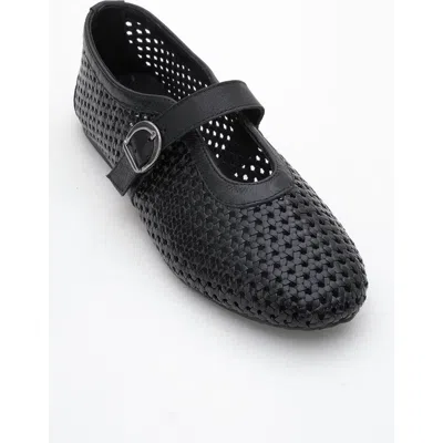 FOREVER & ALWAYS SHOES FOREVER & ALWAYS SHOES MIRELLA BRAIDED LEATHER BALLET FLATS