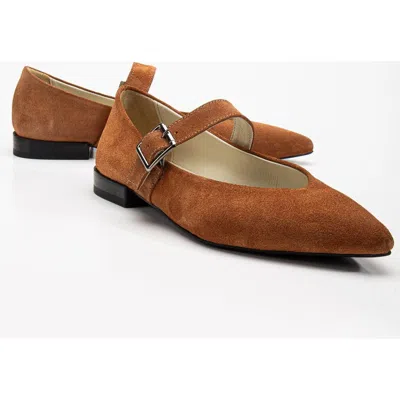 FOREVER & ALWAYS SHOES FOREVER & ALWAYS SHOES WILLOW LEATHER MARY JANE FLATS