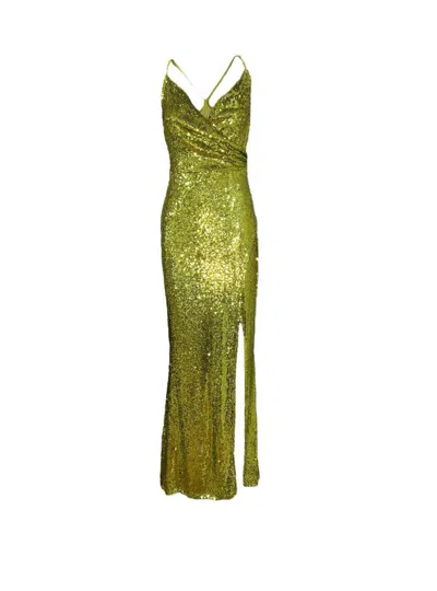 FOREVER UNIQUE WOMEN'S DRESS FOREVER UNIQUE 5074_LIME