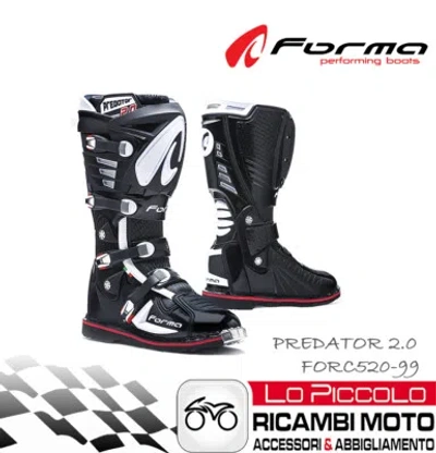 FORMA FORMA PREDATOR 2.0 STIEFEL MIT KUGELGELENK SCHWARZ ENDURO MOTO-CROSS ROAD MIS.46