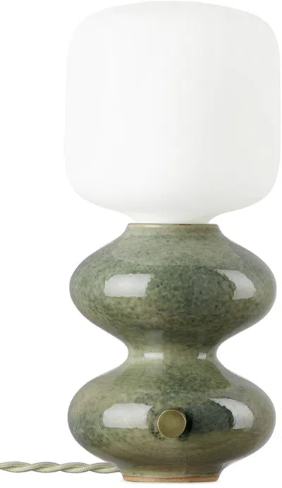 FORMA ROSA STUDIO GREEN MINI WAVE FORM TABLE LAMP