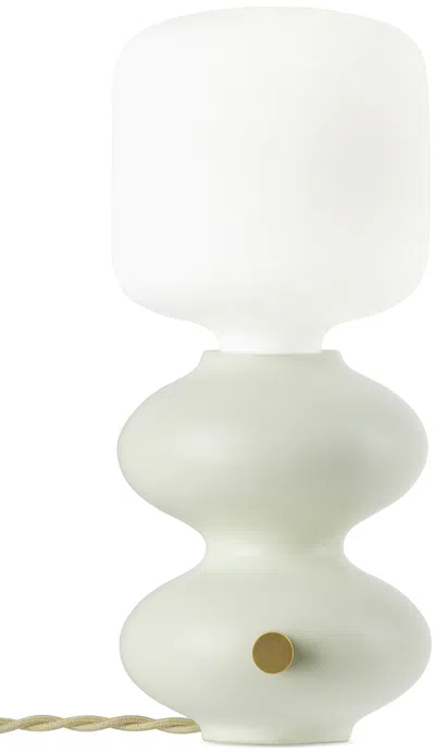FORMA ROSA STUDIO WHITE MINI WAVE FORM TABLE LAMP