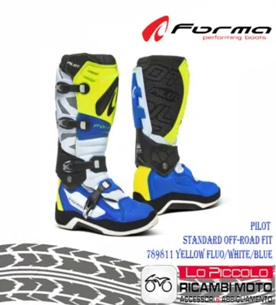 FORMA FORMA STIEFEL PILOT 789811 MX OFF-ROAD FIT ENDURO QUAD GELÄNDEFAHRZEUG MIS 45