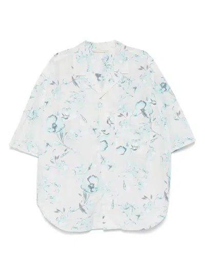 FORME D'EXPRESSION FLORAL-PRINT SHIRT