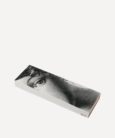 FORNASETTI FORNASETTI MEZZO VISO PRINTED WOODEN BOX