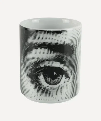 FORNASETTI FORNASETTI OCCHI PORCELAIN PENCIL HOLDER