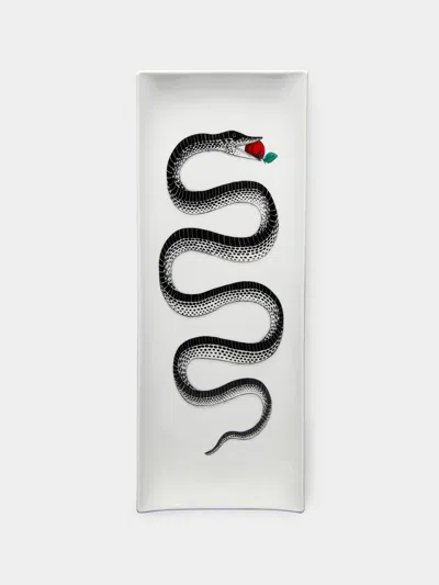 FORNASETTI SERPENTE PORCELAIN TRAY