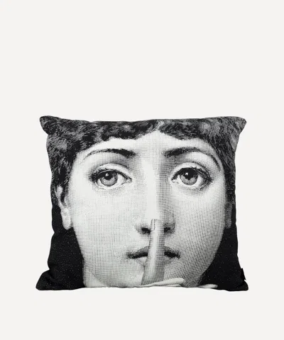 FORNASETTI FORNASETTI SILENZIO CUSHION