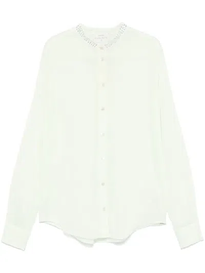 FORTE FORTE CRYSTAL-EMBELLISHED SHIRT