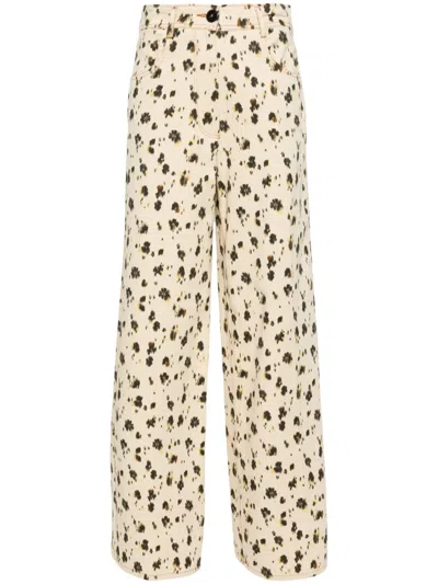FORTE FORTE LEOPARD-PRINT PALAZZO PANTS