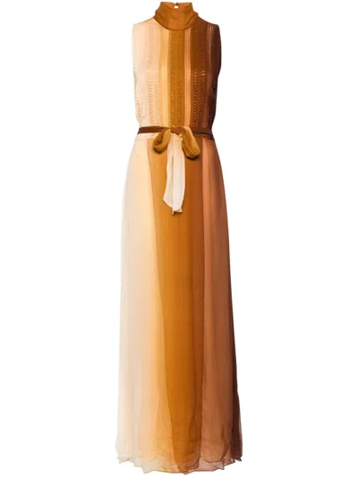 FORTE FORTE OMBRÉ-EFFECT MAXI DRESS