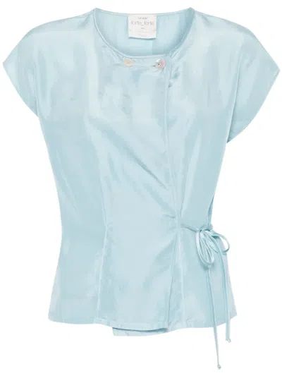 FORTE FORTE WRAP BLOUSE